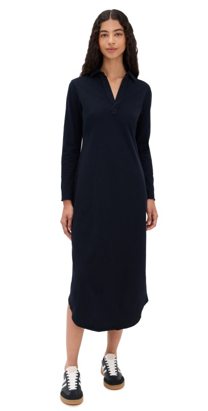 Frank & Eileen Long Sleeve Long Dress BRNV