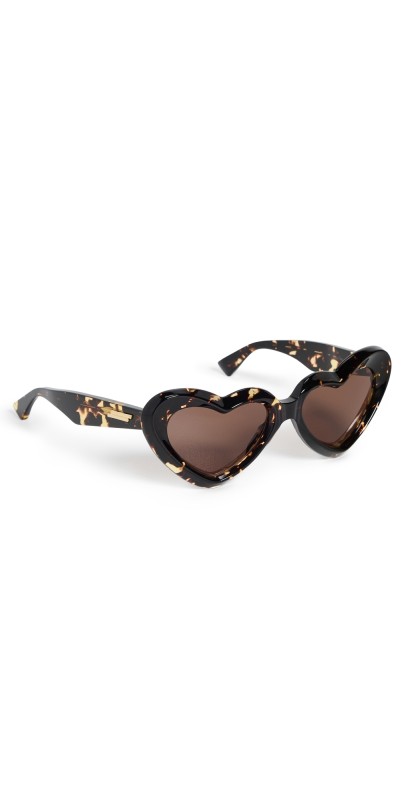 Bottega Veneta Bv1432s Sunglasses Havana-Havana-Brow