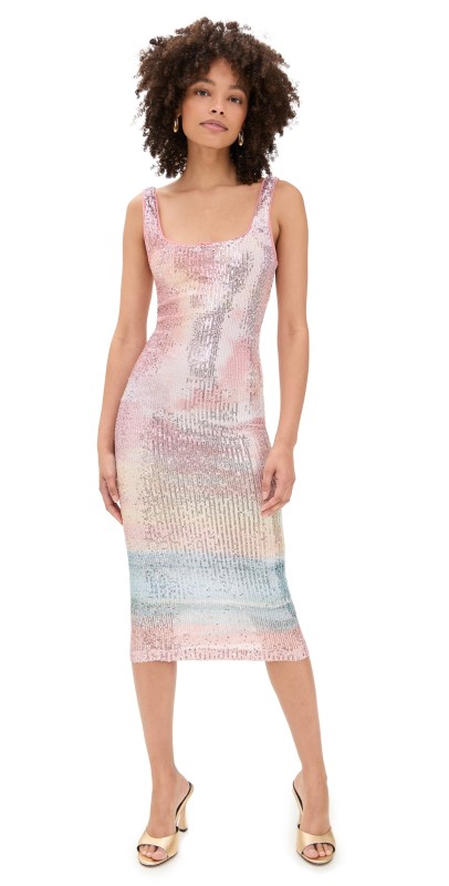 Le Superbe Catch A Wave Tank Dress Sparkling Surf
