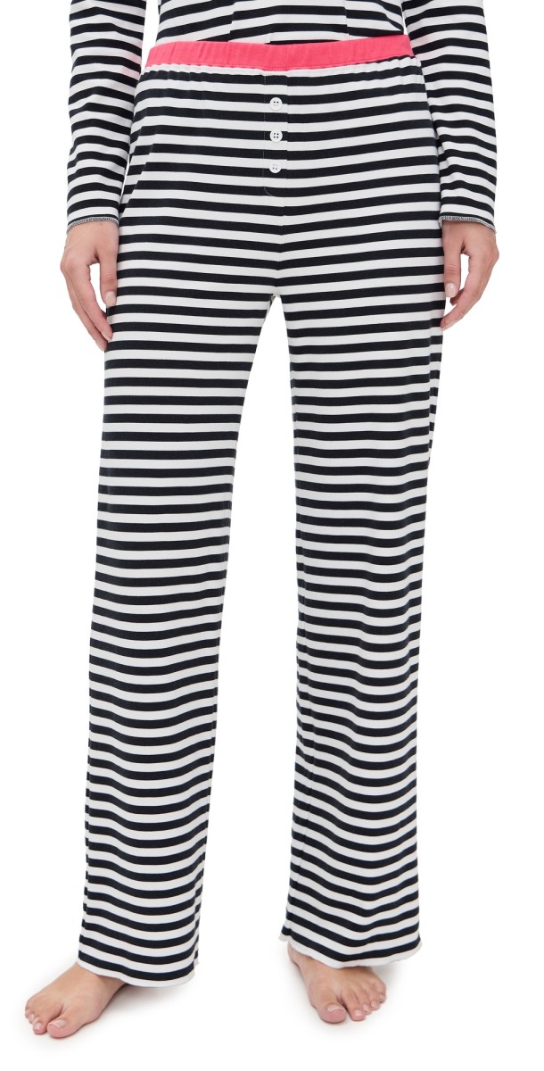 Cozyland by Morgan Lane Ellie Pants Chalk/Jet