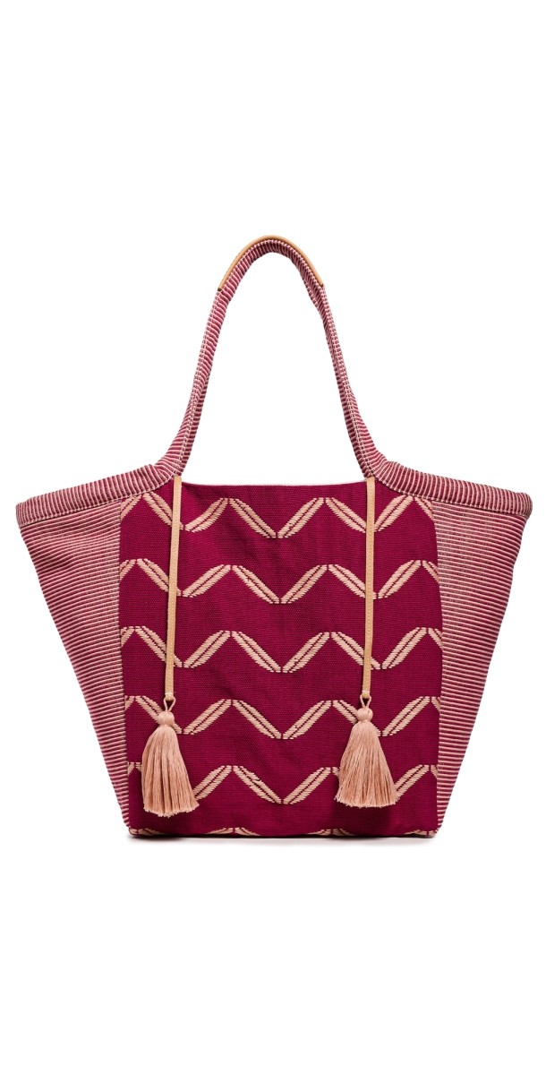 Mercado Global Rosa Tote Pink Tid
