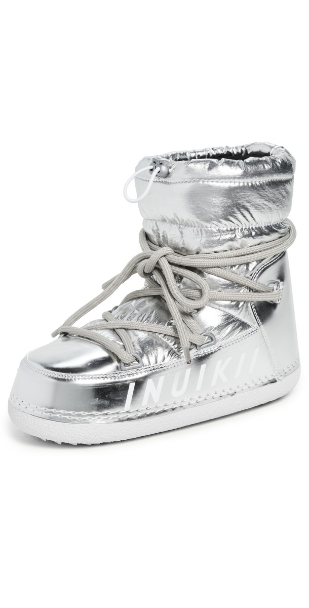 Inuikii Mountain Metallic Boots Silver