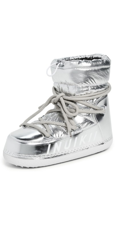 Inuikii Mountain Metallic Boots Silver