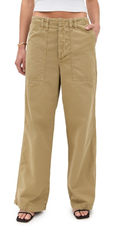 AGOLDE Yuna Utility Pants Crocodile