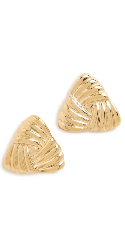 Heaven Mayhem Tri Earrings Gold