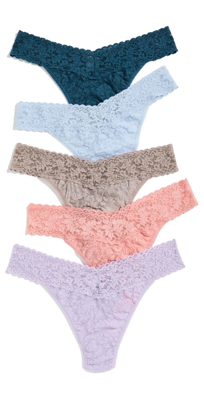 Hanky Panky Original Rise Thong 5 Pack Mult