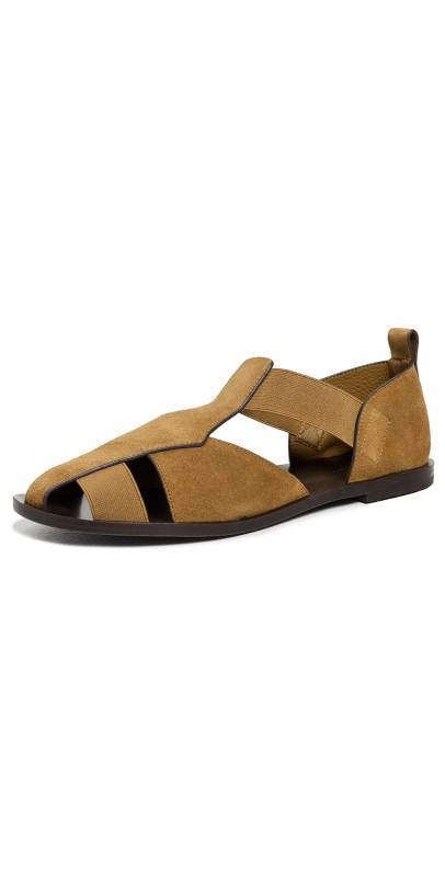 Tory Burch Fisherman Sandals Deep Umber