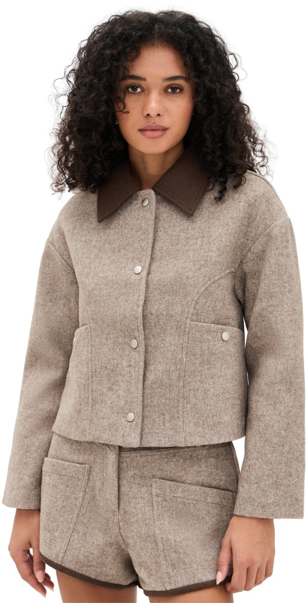 Line & Dot Ingrid Jacket Brown