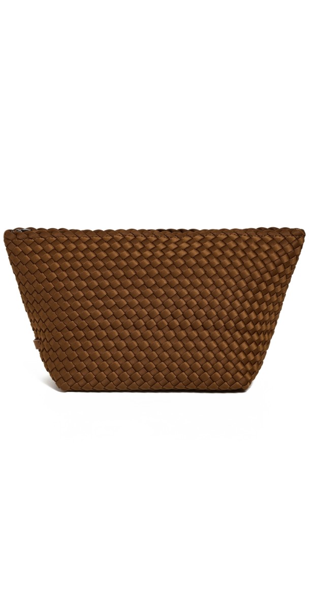 NAGHEDI Portofino Large Cosmetic Pouch Teak