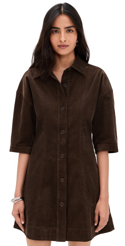Apiece Apart Luz Mini Dress Carob
