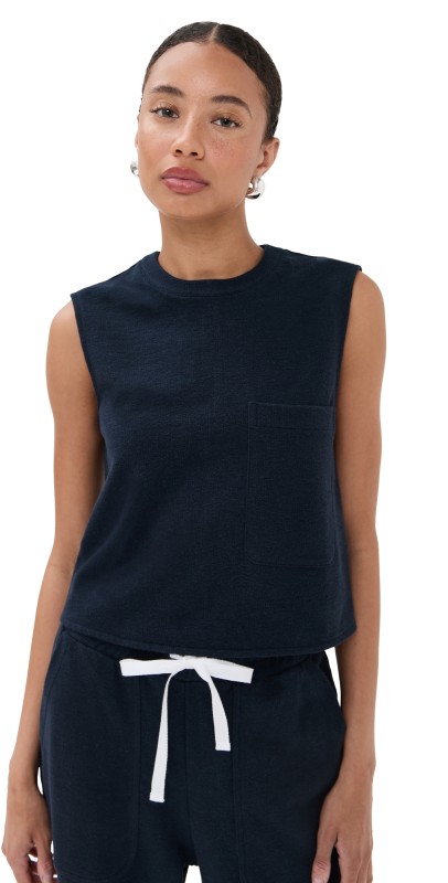 TWP Short Muscle Tank Midnight