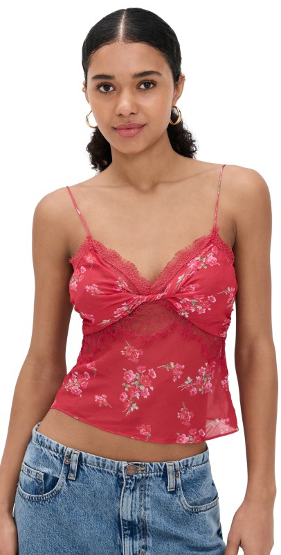 LoveShackFancy Belfast Top Urban Crimson