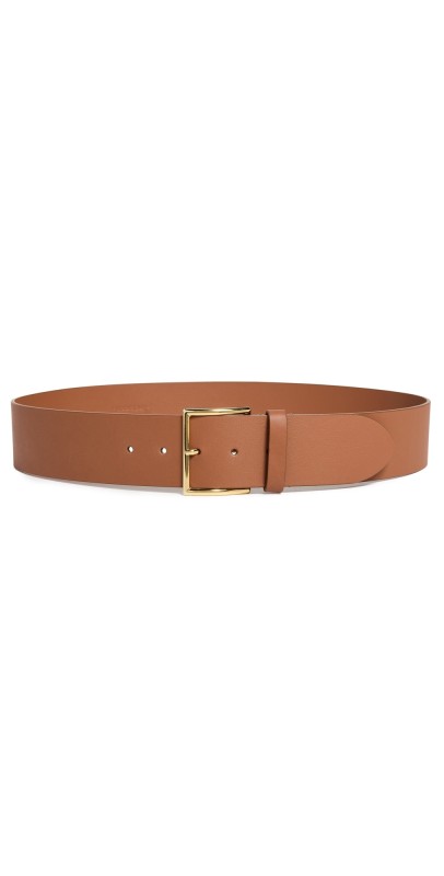 Anderson's Extra Wide Over Waist Nappa Belt Light Brown