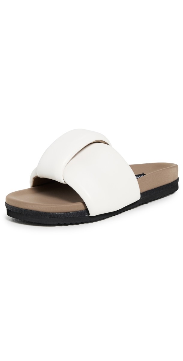 ROAM The Puffed Knotty Sandals White