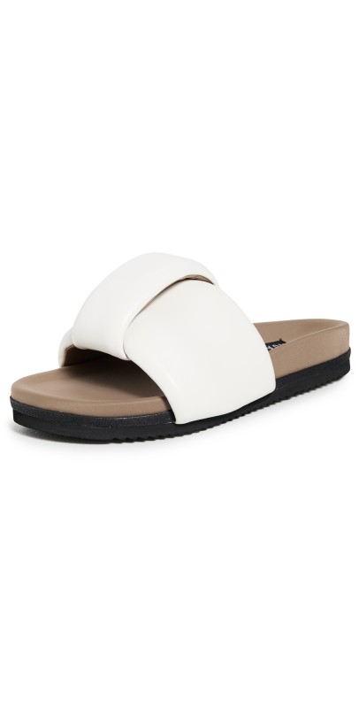 ROAM The Puffed Knotty Sandals White