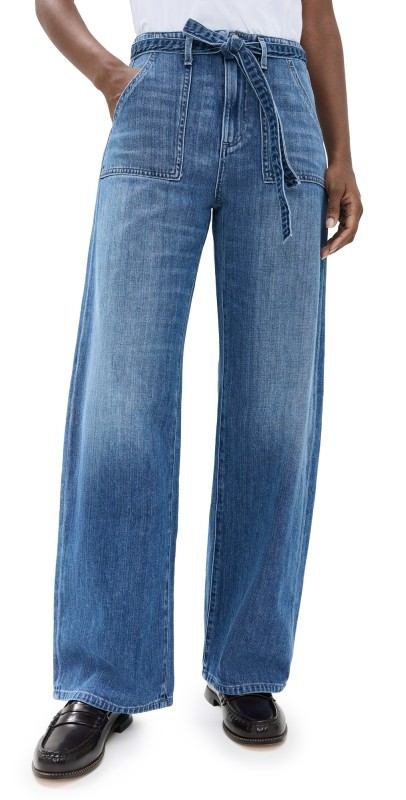 LE JEAN Rory Relaxed Barrel Jeans Cascade