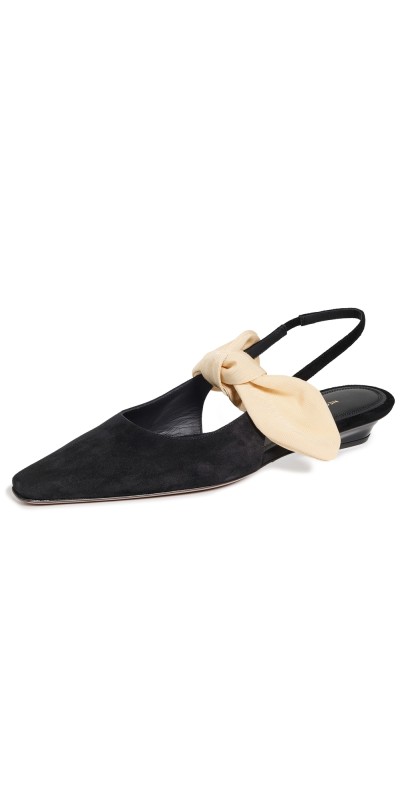 NEOUS Uba Slingback Pumps Black/Sand