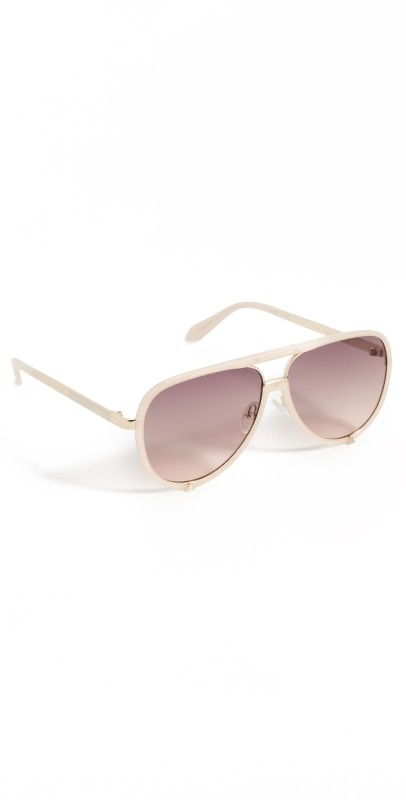 Quay High Profile Sunglasses Bone/Brown Faw