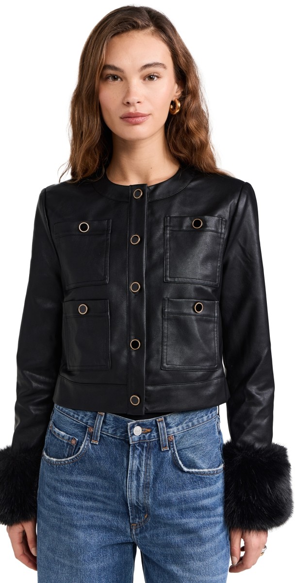 WAYF Boxy Jacket Black