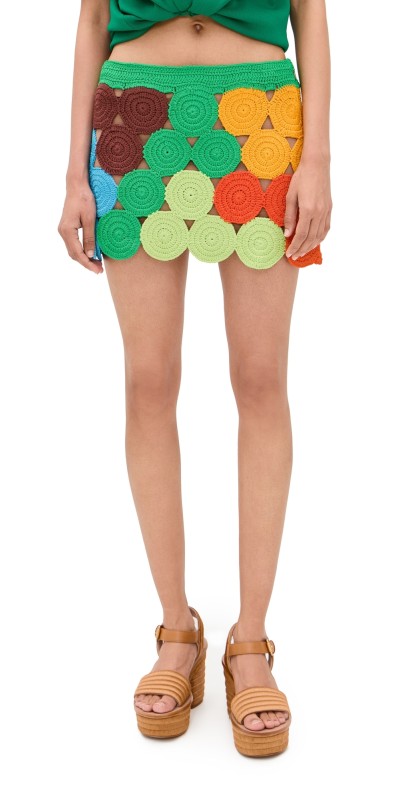 SIMONMILLER Beep Beep Mini Skirt Island Multi