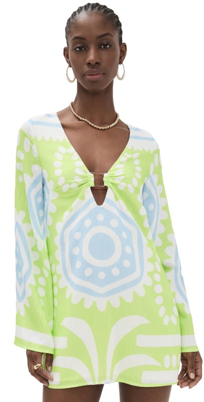 Seven Wonders Caledeira Mini Dress Caledeira Lime