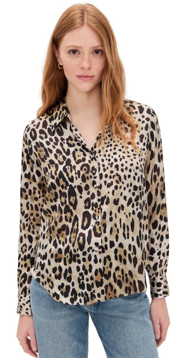 MISA Celine Top Leopard Print