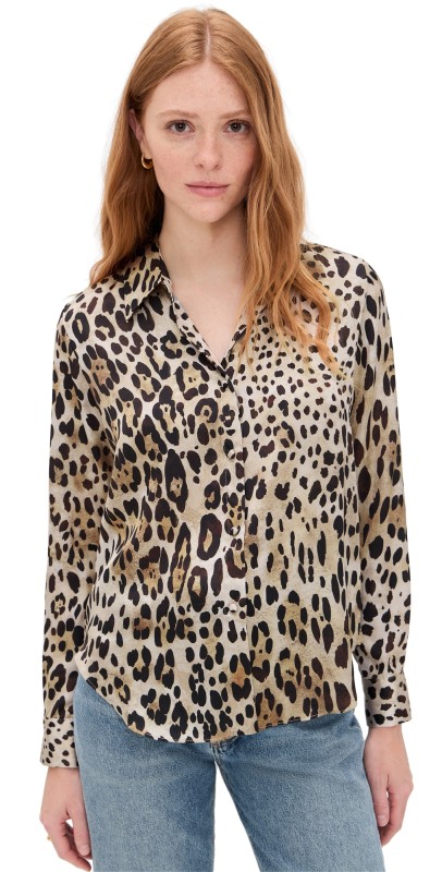 MISA Celine Top Leopard Print