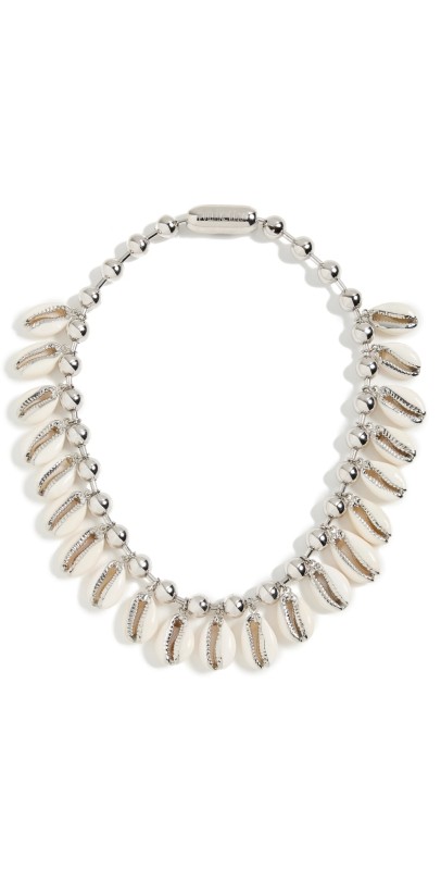 Julietta Puka Necklace Silver/Shell