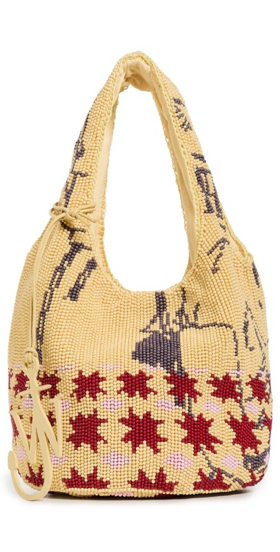 JW Anderson Mini Beaded Shopper Bag Mult