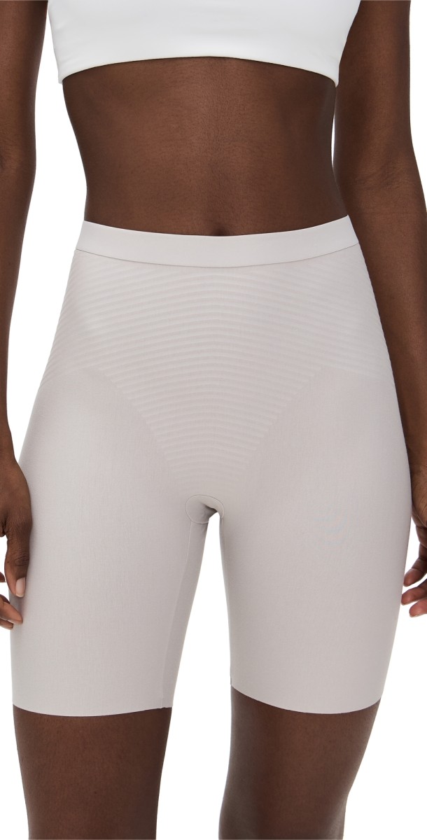 SPANX Midthigh Shorts French Grey