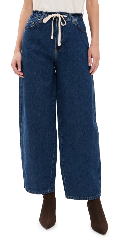 ALIGNE Ida Pants Mid Blue
