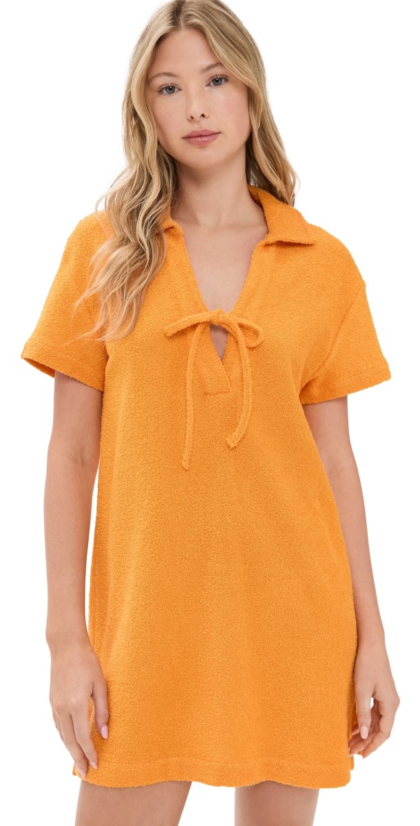 Tanya Taylor Joni Dress Orange Peel
