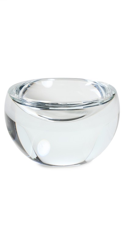 Tizo Design Crystal Glass Sphere Bowl Clear