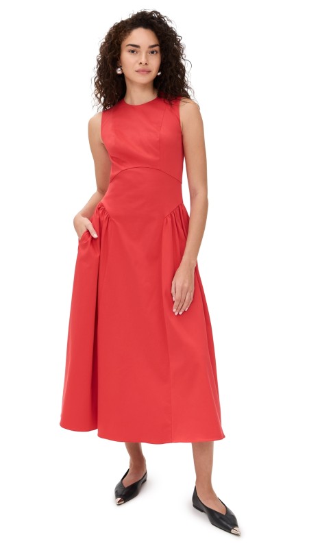 Shoshanna Grayson Dress Apple