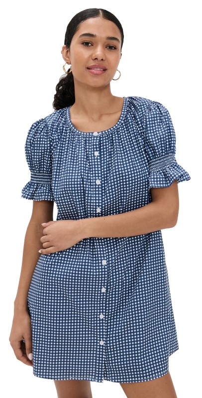 Addison Bay Sailor Dress Navy Gingham