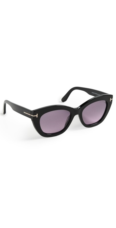 Tom Ford Linda-02 Sunglasses Shiny Black