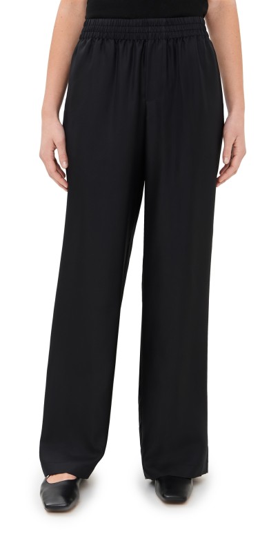LISA YANG Wide Leg Trousers Midnight