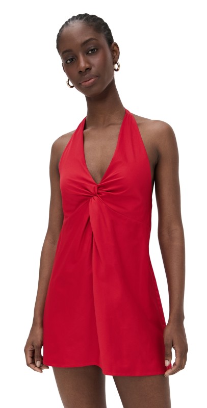 Reformation Jessella Dress Lipstick