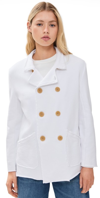 Frank & Eileen Belfast English Peacoat White
