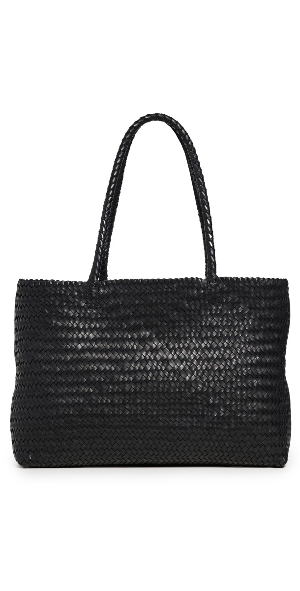 Madewell Transport Early Weekender Woven Tote True Black