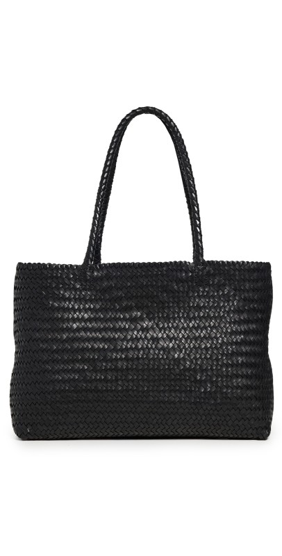 Madewell Transport Early Weekender Woven Tote True Black