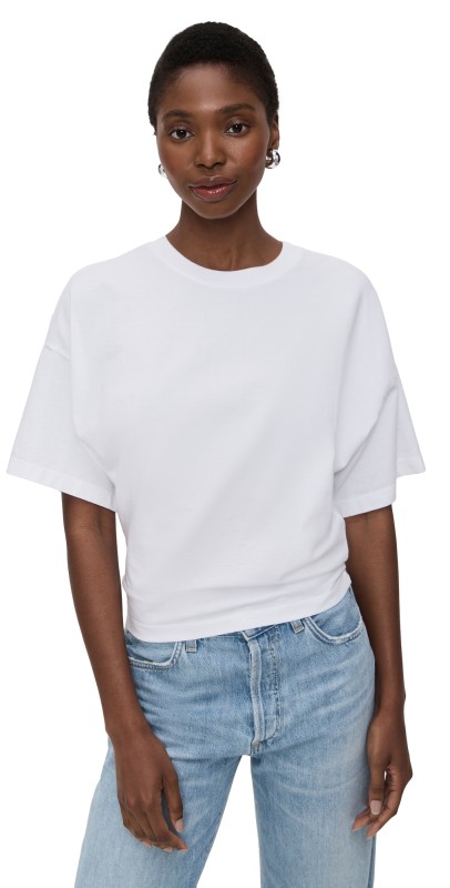 Enza Costa Supima Curve Tee White