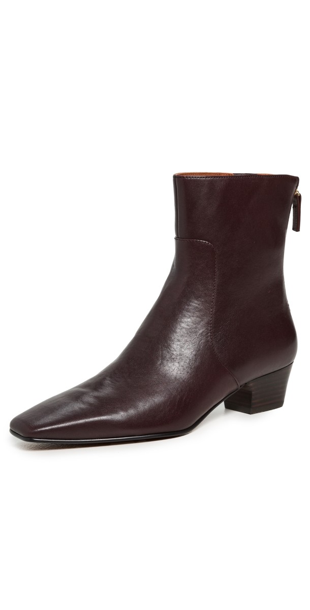 Madewell The Lexie Ankle Boots in Leather Turkish Coffee