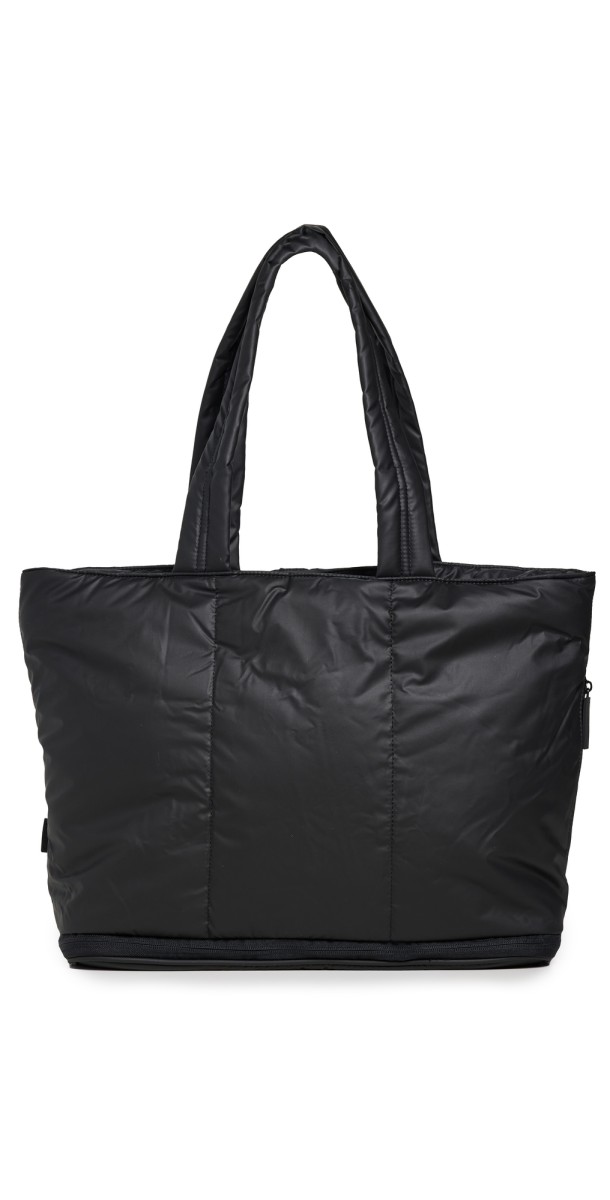 CALPAK Luka Expandable Laptop Tote Bag Matte Black