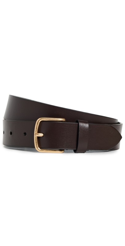 Vince 32mm Flat Belt Cacao Brown