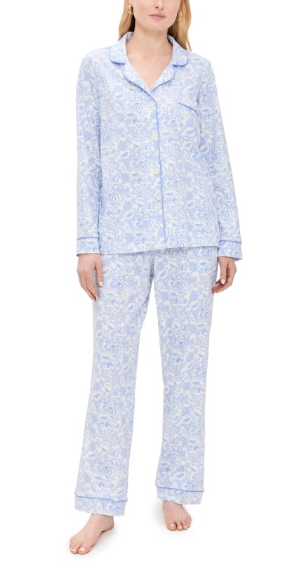 BedHead PJs Cotton Knit Long Sleeve PJ Set Fairytale Forest