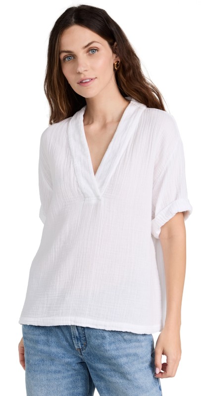 XIRENA Avery Blouse White