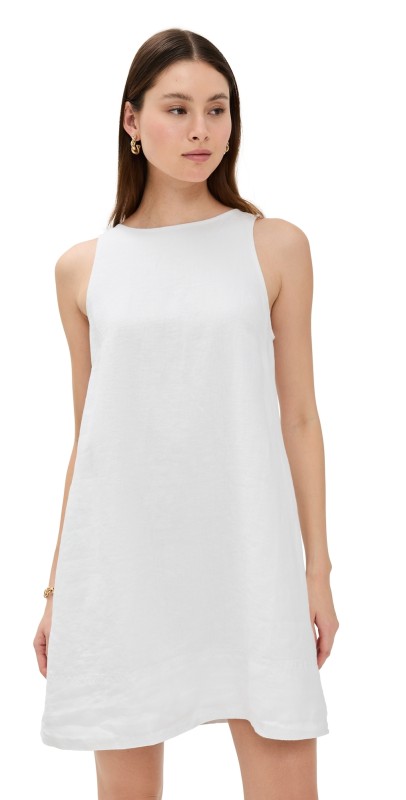 Madewell Linen Dress Salt