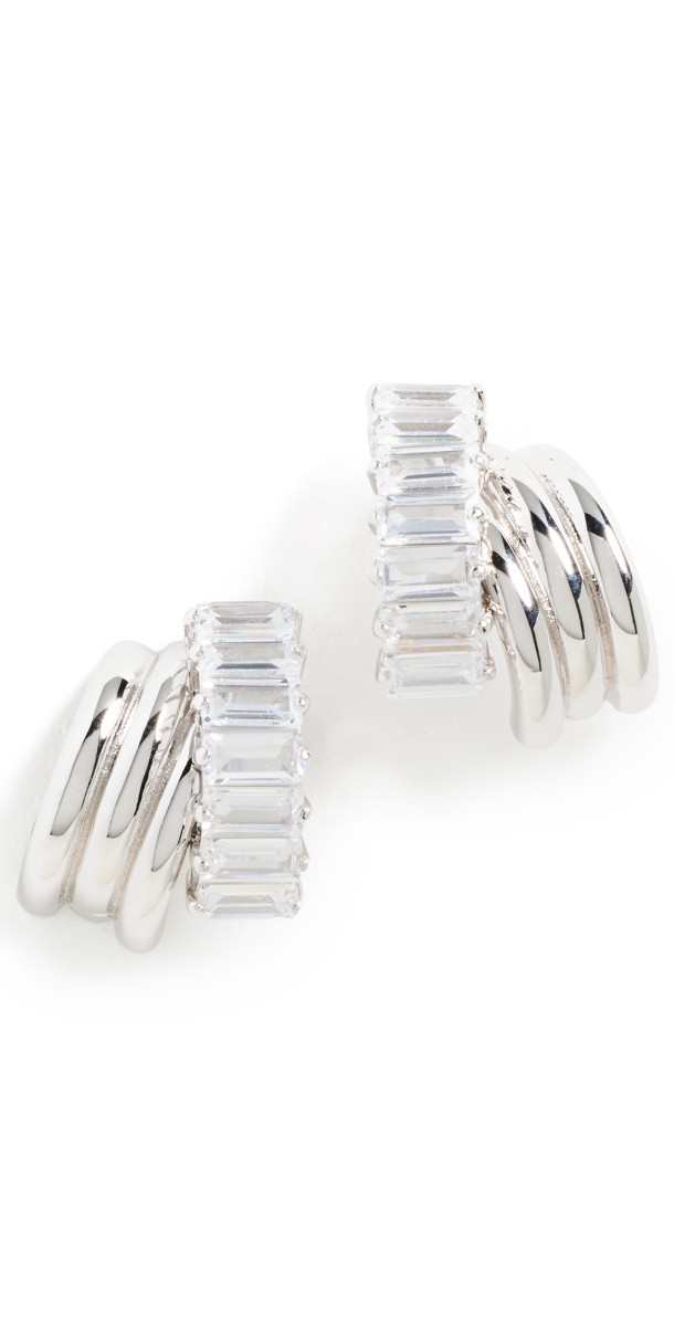 SHASHI Grace Earrings Silver