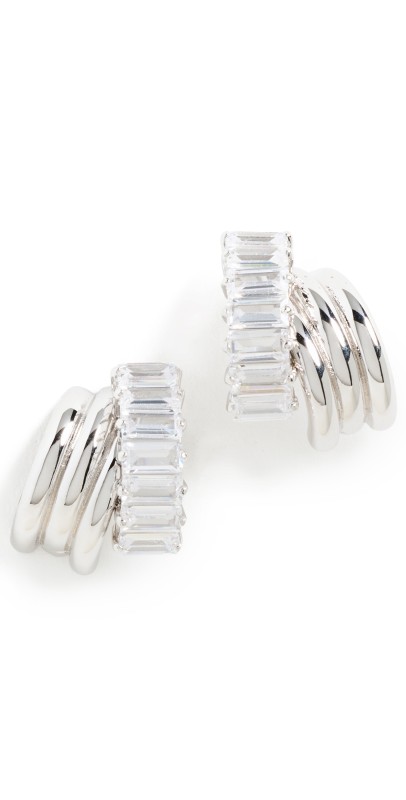 SHASHI Grace Earrings Silver